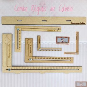 COMBO COMPLETO DE RÉGUAS DE CABELO - 5 ITENS